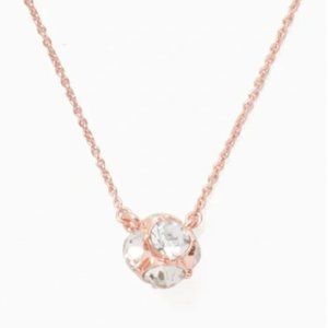 Kate Spade Lady Marmalade Mini Pendant Necklace in Rose Gold